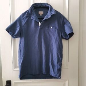 Jachs mens short sleeve golf shirt. Slate blue. Size Medium. EUC